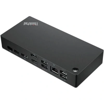 Image de Station d&#039;Accueil 40Ay0090Eu avec Fil USB 3.2 Gen 1 (3.1 1) Type C Noir
