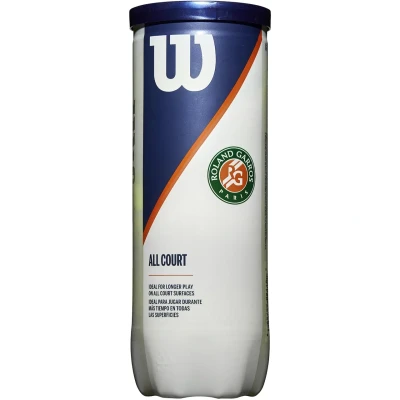 Afbeelding van Wilson Roland Garros All Court Tennisballen 3 pack Yellow Geel Tennisbal