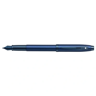 Afbeelding van Sheaffer vulpen 100 E9371 satin blue PVD SF E0937153