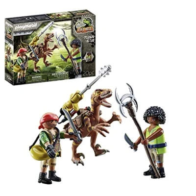 Image de Playmobil Dino Rise 71264 Deinonychus et guerriers