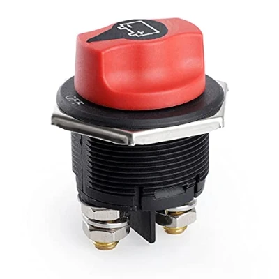 Afbeelding van Accuschakelaar, 12 24 V, 200 A, On Off Power Kill hoofdschakelaar, waterdicht, voor boot, motorfiets, jacht, auto, bus, RV voertuigen, UTV