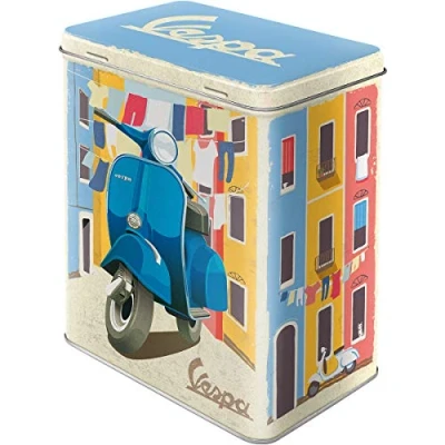 Afbeelding van Tinnen Blik Vespa Italian Laundry