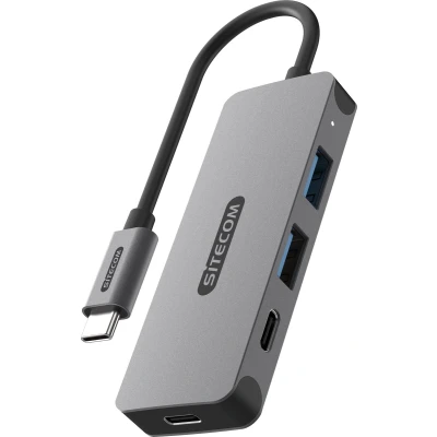 Afbeelding van Sitecom USB C naar A/USB Hub