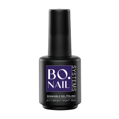 Afbeelding van BO.NAIL SYSTEMS BO Soakable Gel Polish #177 Bright Night 15ml