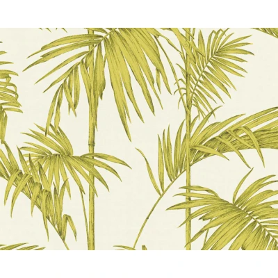 Afbeelding van PALMBLADEREN BEHANG Botanisch groen A.S. Création Metropolitan Stories