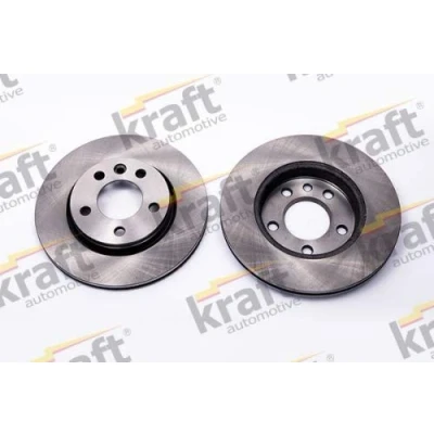 Afbeelding van KRAFT Remschijf VOLKSWAGEN: Transporter 5 294, 294,0mm 22,0mm Geventileerd 6050530 7H0615601B Remschijven