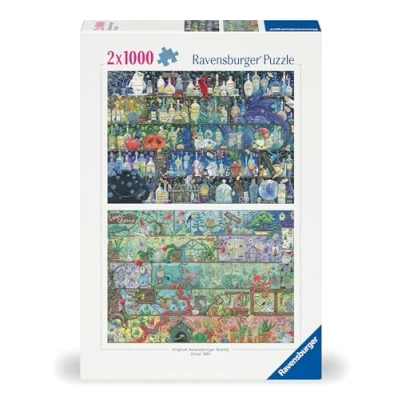 Afbeelding van Ravensburger Puzzel 12000338 Zoe Sadler: magische planken 2 puzzels van 1000 stukjes voor volwassenen en kinderen vanaf 14 jaar fantasiepuzzel