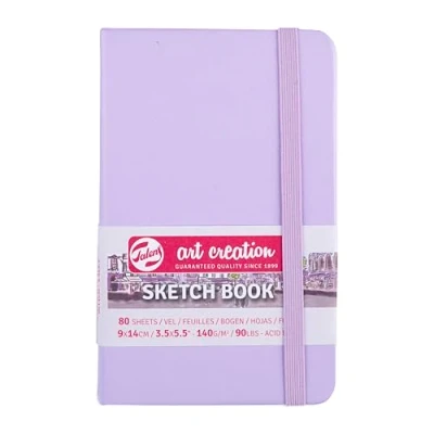 Afbeelding van Talens Art Creation schetsblok 9x14cm 80 vellen roze