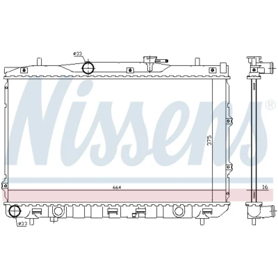 Afbeelding van Nissens Radiateur 66648