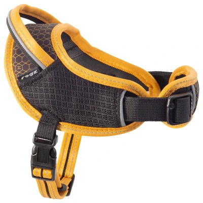 Afbeelding van Rogz Air Tech Sport Tuig Zwart&amp;Oker Hondenharnas S