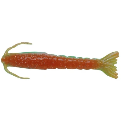 Image de Berkley Gulp! Saltwater Shrimp 4in Creature Bait (4 pcs) Nuclear Chicken Shad