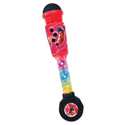 Image de LEXIBOOK MIRACULOUS Microphone avec tube lumineux, mélodies et effets sonores