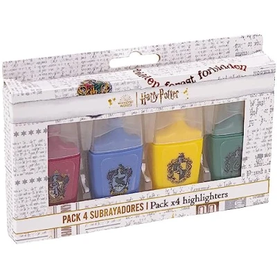 Afbeelding van FLUOR MARKERS PACK X4 HARRY POTTER