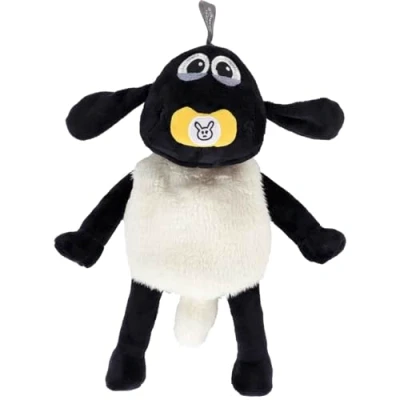 Afbeelding van Fashy warmteknuffel Timmy 31 cm magnetronknuffel warmie schaap wit zwart
