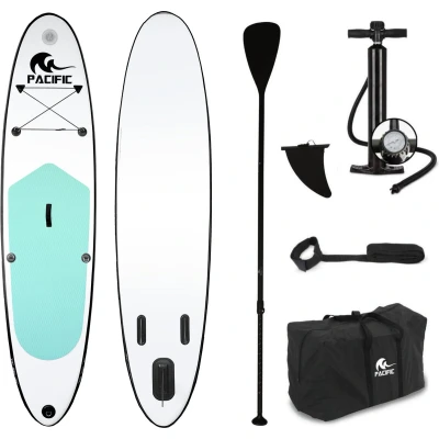 Afbeelding van Pacific Special Edition Sup Board 305 cm Tot 100 kg Wit/Groen