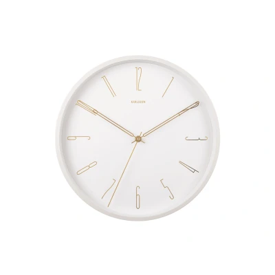Afbeelding van Karlsson wandklok Belle wit ø 35 cm x 4 Klokken