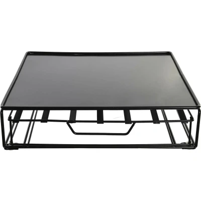 Afbeelding van Koffiecapsule organizer DKD Home Decor 28,7 x 32 7 cm Zwart Metaal