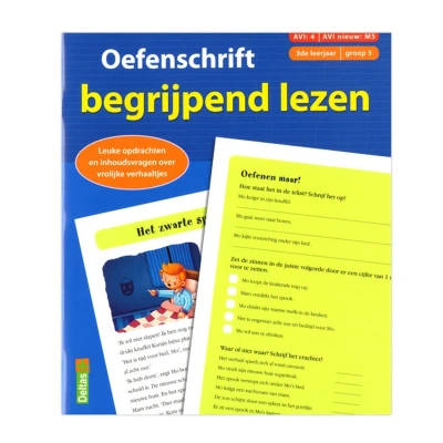 Afbeelding van Oefenschrift begrijpend lezen Groep 5 3de leerjaar