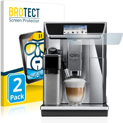 Afbeelding van BROTECT Screenprotector voor DeLonghi PrimaDonna Elite Experience ECAM656.85.MS Folie Beschermfolie transparant (2 Stuks)