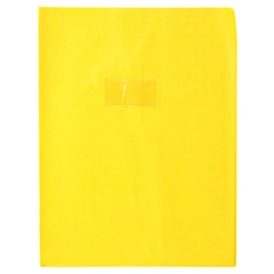 Afbeelding van Calligraphe 72414C Notitieboek, ruitnerf, geel, 24 x 32 cm, 18/100, met etikettenhouder, ondoorzichtig pvc