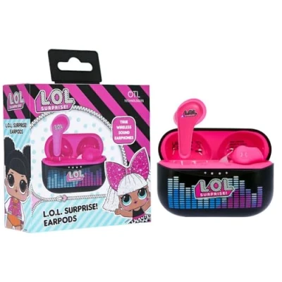 Afbeelding van LOL Surprise TWS earpods oplaadcase touch control extra eartips (bluetooth oordopjes)