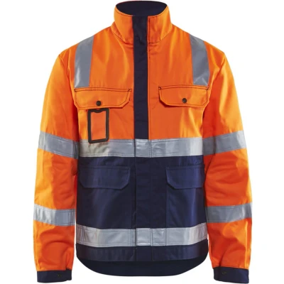 Afbeelding van Blåkläder Jas Ongevoerd High Vis Mt Xl Oranje/marineblauw