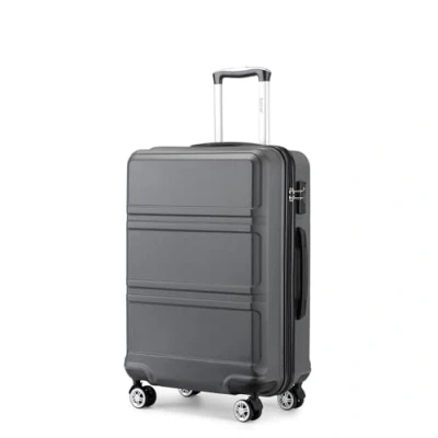 Afbeelding van Kono Bagage Handbagage 20 Inch Lichtgewicht ABS Trolley Koffer 4 Wielen, grijs., Cabine