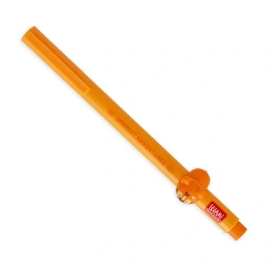 Afbeelding van Legami Gelpen Lovely Friends, afneembaar en opnieuw combineerbaar, voorkomt rollen, oranje inkt, fijne punt 0,5 mm, tijgerthema