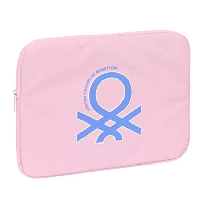 Afbeelding van Laptophoes Benetton Pink Roze (34 x 25 2 cm)