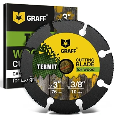 Afbeelding van GRAFF Termit doorslijpschijf voor hout, Ø 76 mm, flexibele schijf haakse slijper, laminaat, platen, snel snijden