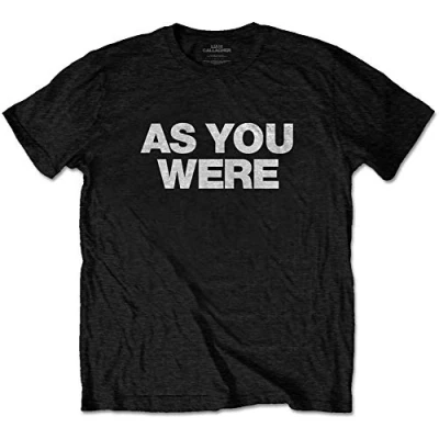 Afbeelding van Liam Gallagher As You Were Heren T shirt L Zwart