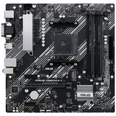 Afbeelding van Asus PRIME A520M A II/CSM Moederbord Socket AMD AM4 Vormfactor Micro ATX chipset AMD® A520