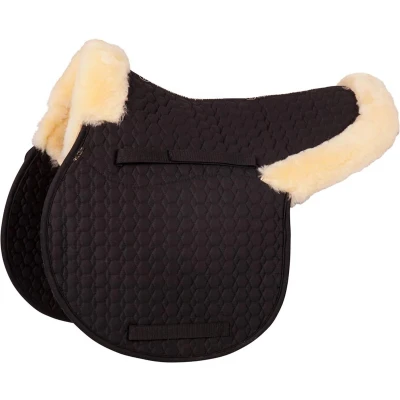 Afbeelding van BR Schabrak VZ Sheepskin Sheepskinkussen Zwart/Naturel Full