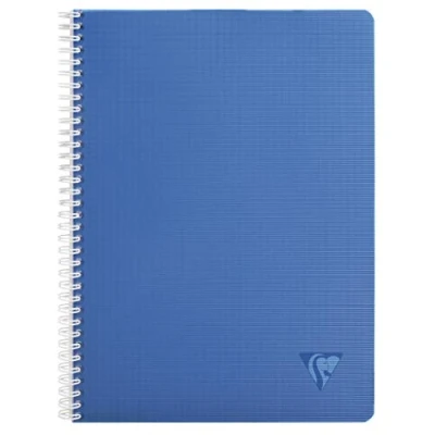 Afbeelding van Clairefontaine Linicolor Spiraalblok, A4, geruit, 50 vellen, 90 g, verschillende kleuren, 10 stuks