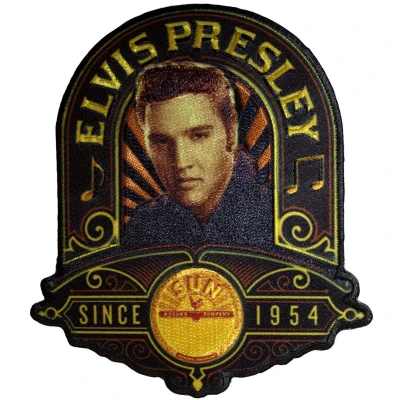 Afbeelding van Elvis Presley Studio Portrait Patch Zwart