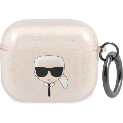Afbeelding van Karl Lagerfeld Airpods 3 Case Glitter Goud