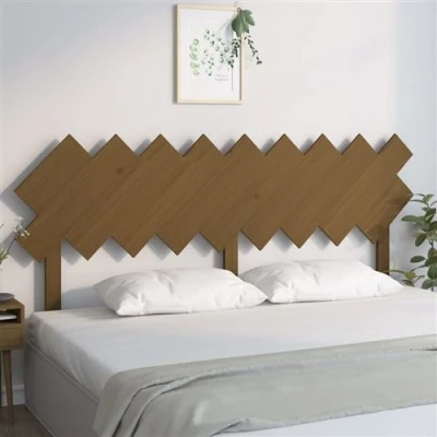 Afbeelding van Hoofdbord 178x3x80,5 cm massief grenenhout honingbruin