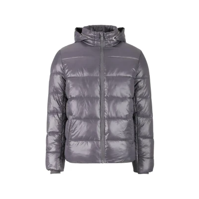 Afbeelding van Urban Classics Puffer Winterjas, Heren, Maat: Large, Dark stone