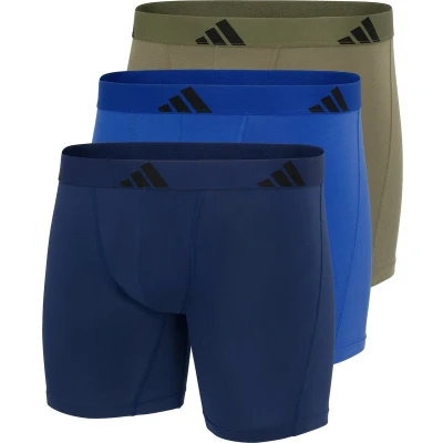Afbeelding van adidas Sportswear 3 PACK Onderbroeken, Heren, Maat: Small, Khaki/blue/dark blue