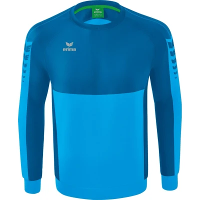 Afbeelding van ERIMA Six Wings Sweatshirt Curacao Mykonos Maat M