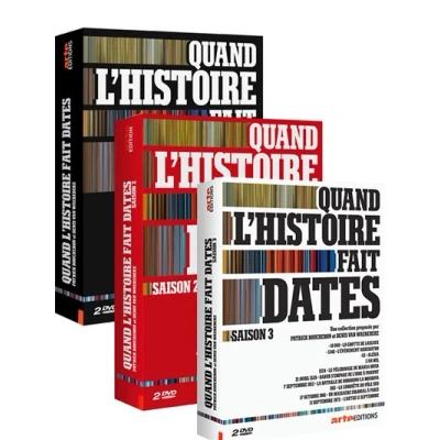 Image de Pack Quand l&#039;histoire fait dates Saisons 1 à 3 DVD