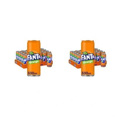 Afbeelding van Fanta Orange sleekcan Duo Pack 2x 24x33 cl NL