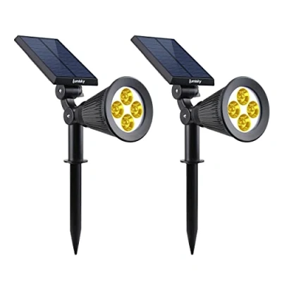 Afbeelding van Lumisky Spiky Warm Prikspot Solar Led Buitenverlichting Set van 2