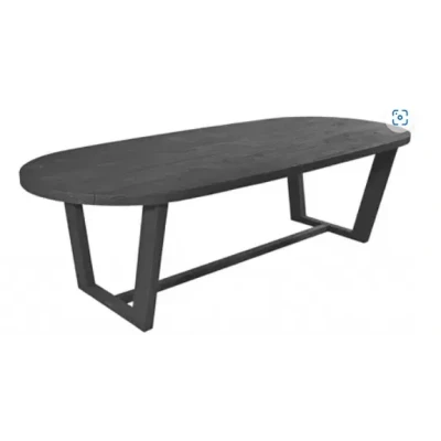 Afbeelding van Lauren tafel 270x110x76 cm teak charcoal finish Max&amp;Luuk