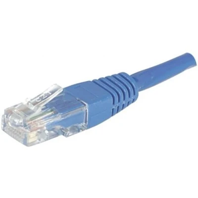 Afbeelding van Exertis Connect Patchkabel, CAT.6, U/UTP, onafgeschermd, koper, blauw, 3,0 m patchkabel met vergrendelbare (U/UTP, CAT6, 3 m), Netwerkkabel