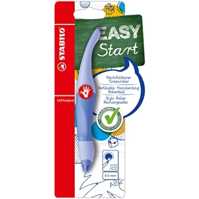 Image de STABILO stylo roller EASYoriginal pastel Blister x 1 ergonomique rechargeable Nuage de bleu Droitier