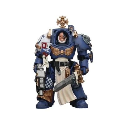 Afbeelding van Joy Toy (CN) Warhammer 40k Action Figure 1/18 Ultramarines Captain In Terminator Armour 14 cm Figuur