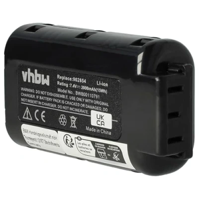 Afbeelding van vhbw Batterij compatibel met Paslode IM65A, IM 350, IM50, IM65, IM65A F16, IMCT, IM350ct elektrisch gereedschap (2000 mAh, Li ION, 7,4 V)