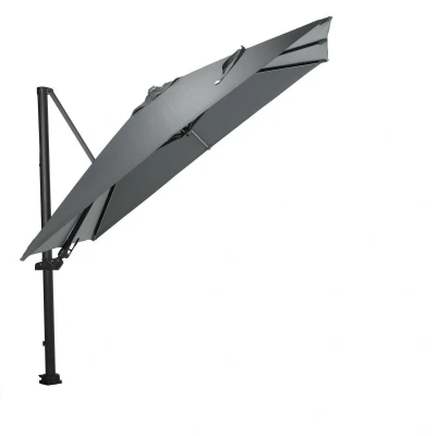 Afbeelding van Hawaii Lumen Parasol 300x300 cm Carbon Black Light Grey