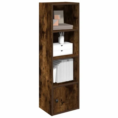 Afbeelding van vidaXL Boekenkast 31x24x102 cm bewerkt hout gerookt eikenkleurig